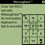 MessagEase (TM) Fast Text Entry System screenshot